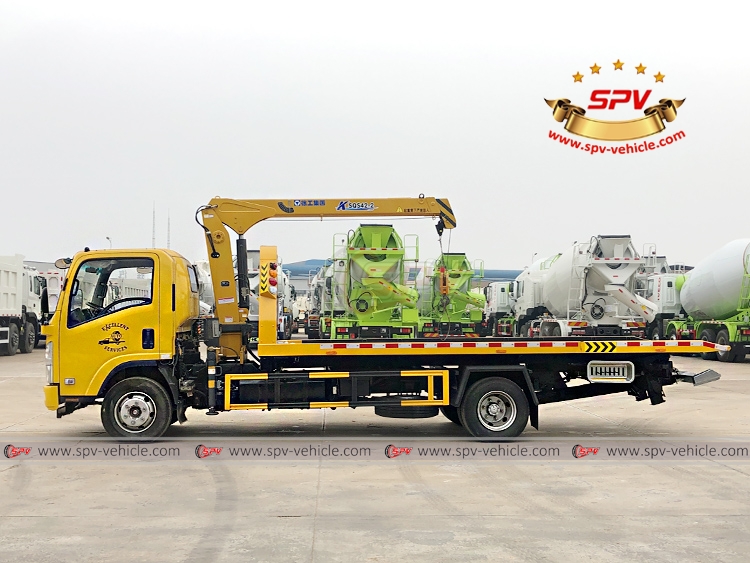 Road Wrecker Truck with Crane ISUZU -LS